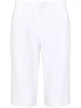 Malo льняные шорты прямого кроя, белый