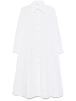 Malo платье миди, белый