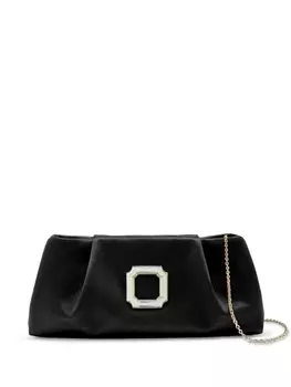 Malone Souliers атласная сумка-клатч Vittoria, черный