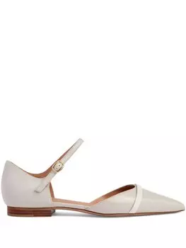 Malone Souliers балетки из кожи Ulla, нейтральный цвет