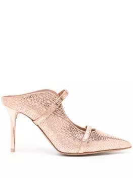 Malone Souliers плетеные мюли, золотистый