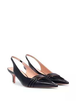 Malone Souliers туфли-лодочки Tanner 45 мм из кожи, черный