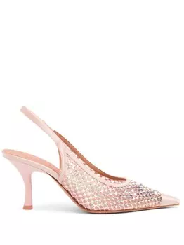 Malone Souliers туфли Vesper 70 с ремешком на пятке, розовый