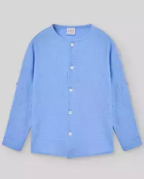 Малыш бамбула рубашка с круглым вырезом Dorna PAZ Rodrguez, синий