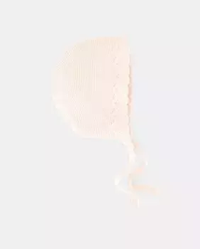 Малышка с вязаным капюшоном Coconut El Corte Ingls, бледно-розовый