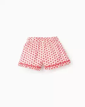 Малышка шорты в горошек с эластичной талией Zippy, красный