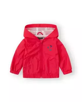 Малышка ветровка цвета фуксии с капюшоном Canada House, фуксия
