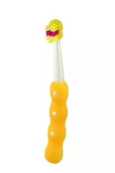 MAM, First Brush, Зубная щетка, первая, 6 м+, желтая Bamed AG