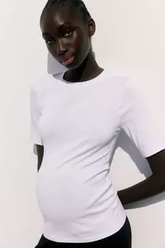 Мама, 2 пары футболок H&M, белый