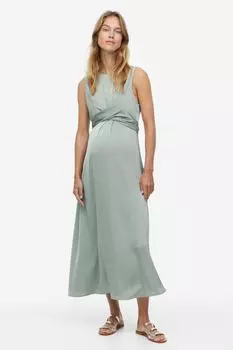 МАМА Атласное платье H&M