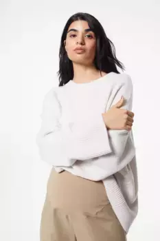 Mama брюки-сигареты длиной до щиколотки H&M, бежевый