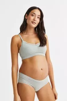 MAMA Бюстгальтер с подкладками для беременных, 2 шт. H&amp;M, светло-голубой/розовый
