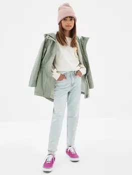 Мама детей портит джинсы Gap, синий