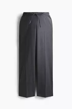 Мама до и после муслиновых брюк H&M, серый