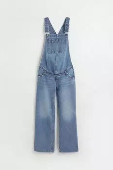 МАМА Джинсовый комбинезон H&amp;M, синий деним