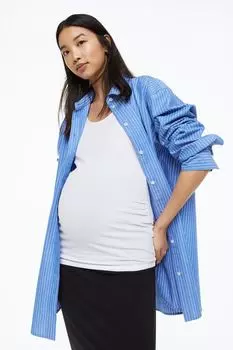 MAMA Хлопковая футболка, 2 шт. H&M, белый черный