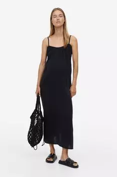 МАМА Хлопковое платье-трапеция H&M