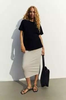 МАМА Юбка из джерси в рубчик H&M