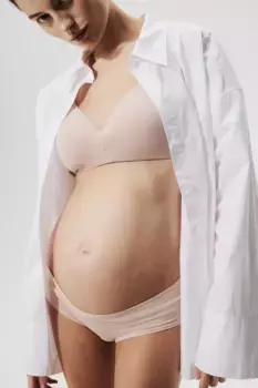 Mama комплект из 2 бюстгальтеров для кормления с мягкой подкладкой H&M, черный