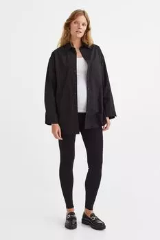 MAMA Леггинсы в рубчик H&amp;M, черный