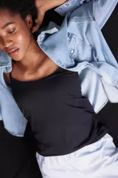 Мама майка «до и после» для кормления грудью H&M, черный