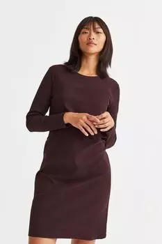 MAMA Платье для беременных в рубчик H&amp;M, бургундия