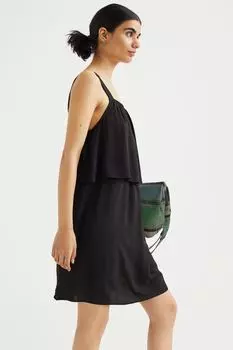 МАМА Платье для кормления из вискозы H&M, черный