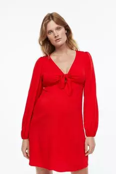 MAMA Платье с завязками H&amp;M, красный