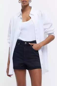 Мама подвернула шорты River Island, черный