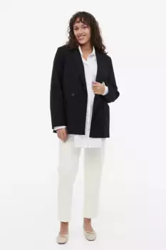 Mama прямые джинсы до щиколотки H&M, белый