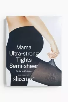 Mama sheertex ультрапрочный полупрозрачный колготки H&M, черный
