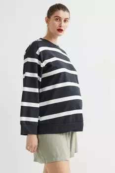 МАМА Шорты без застежки H&M, светло-зеленый хаки