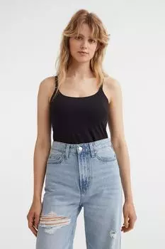MAMA Топ для кормления, 5 шт. H&amp;M, черно-коричневый