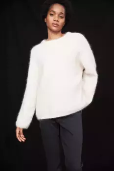 Мама узкие джинсы до щиколотки H&M, черный