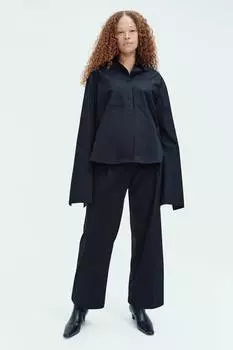 Мамины широкие элегантные брюки H&M, черный