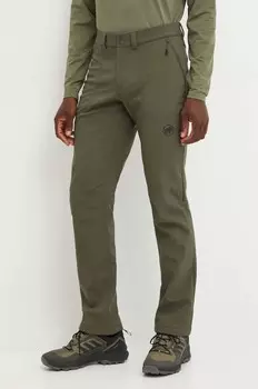 Mammut Runbold Зимние спортивные брюки, зеленый