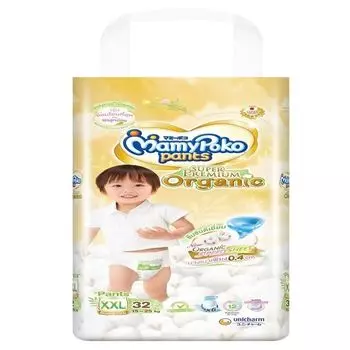 Mamy Poko Брюки Супер Премиум Органический Размер XXL 32 'S, Gold