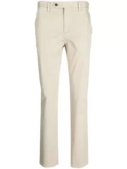 Man On The Boon. узкие брюки чинос, нейтральный цвет
