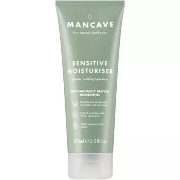 ManCave Sensitive увлажняющий крем для мужчин 100 мл с алоэ вера и маслом ши