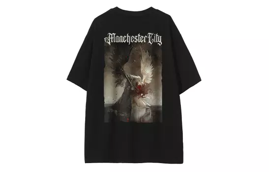 Manchester City Манчестер Сити Футболка унисекс, Набор из 2 шт. (черный)