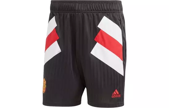 MANCHESTER UNITED THEATRE OF DREAMS повседневные шорты мужские черные Adidas, черный