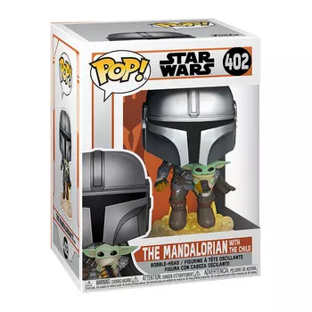 Мандалорец с ребенком Фигурка Пупса Funko Pop - Звездные войны