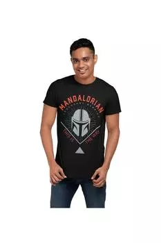 Мандалорская футболка Star Wars, черный