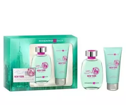Мандарина Дак, Let's Travel To New York For Woman, набор косметики, 2 шт., Mandarina Duck