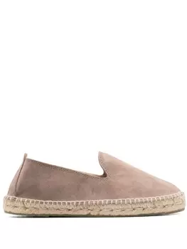 Manebi Hamptons suede espadrilles, коричневый