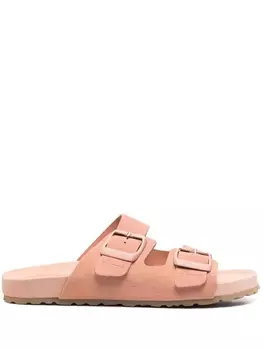 Manebi сандалии с пряжками, розовый