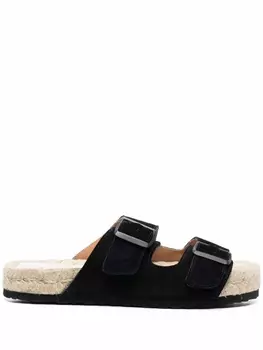 Manebi шлепанцы Hamptons, черный