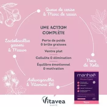 Manhae Minceur Expert Slimming пищевая добавка для снижения веса Vitavea