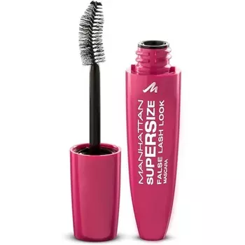 Manhattan SuperSize False Lash Look Mascara Черная тушь для контактных линз с эффектом пуш-ап 12 мл
