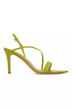 Манхэттен 85 босоножки на каблуке Gianvito Rossi, цвет pistacchio